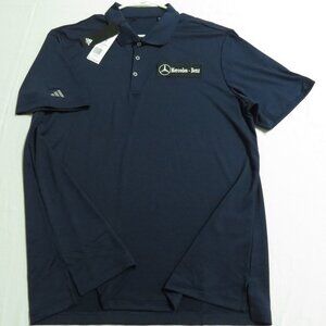 New XL MERCEDES Navy ADIDAS Men's db #186T Golf Polo Shirt